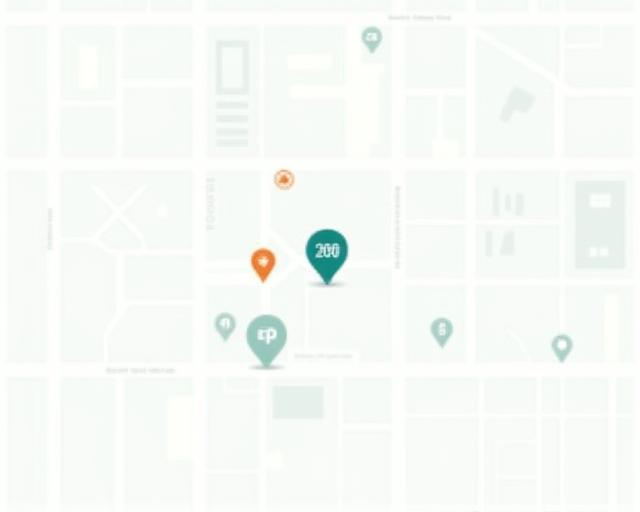 Map showing location of Purely Handmade Cosmetics in downtown Ontario