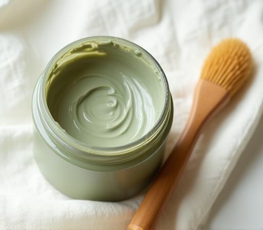 Detox clay mask with wooden applicator